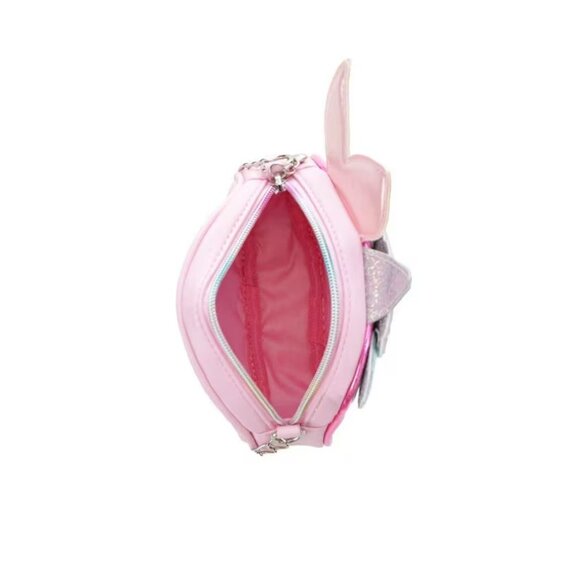 OMG Accessories Gisel Crown Round Crossbody Handbag in Cotton Candy - Picture 9 of 9